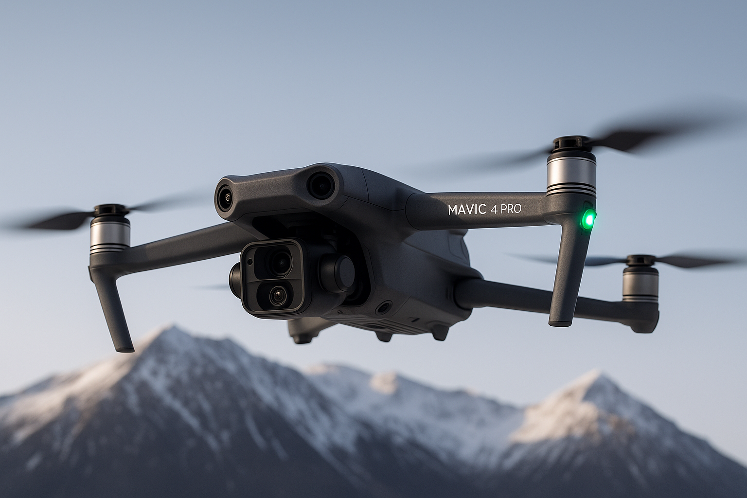 Drone DJI Mavic 4 en vol