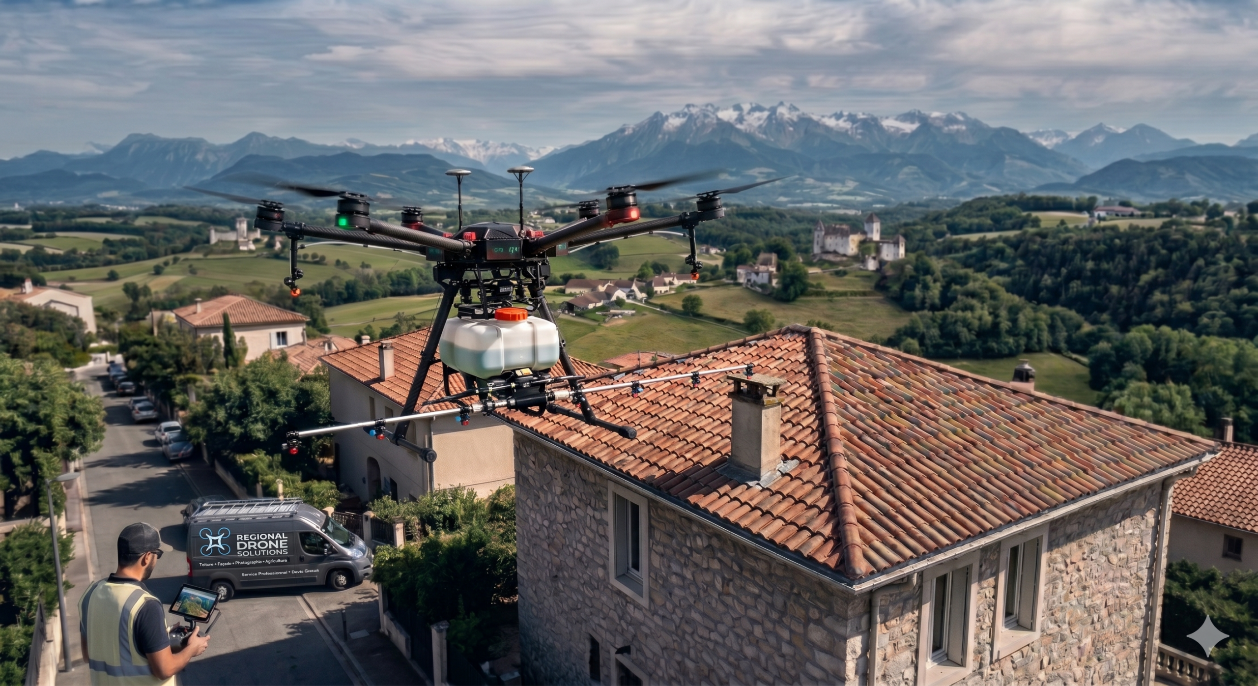 Comment fonctionne un drone pulvérisateur ?