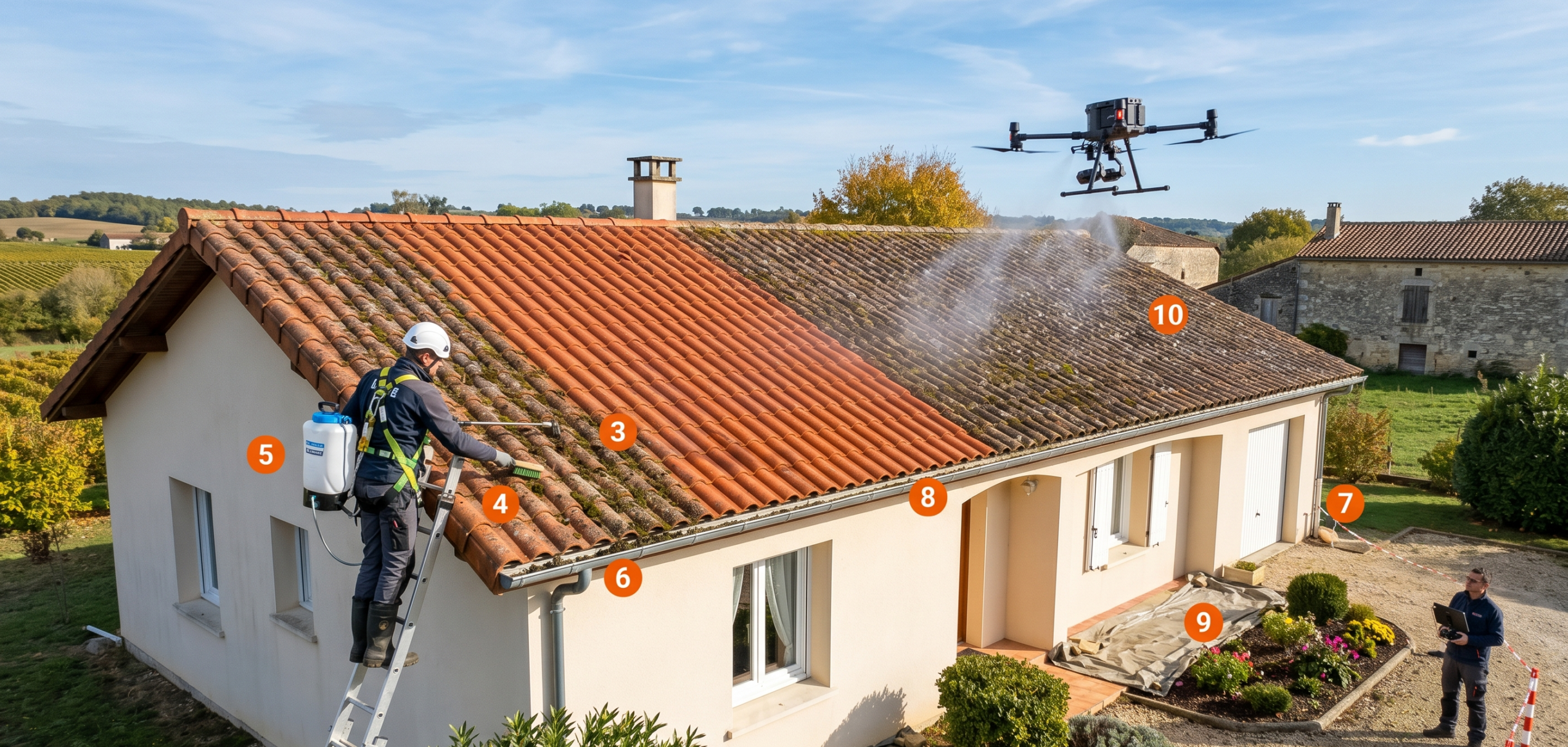 Ravalement de façade : pourquoi le drone est-il plus économique que l&rsquo;échafaudage ?